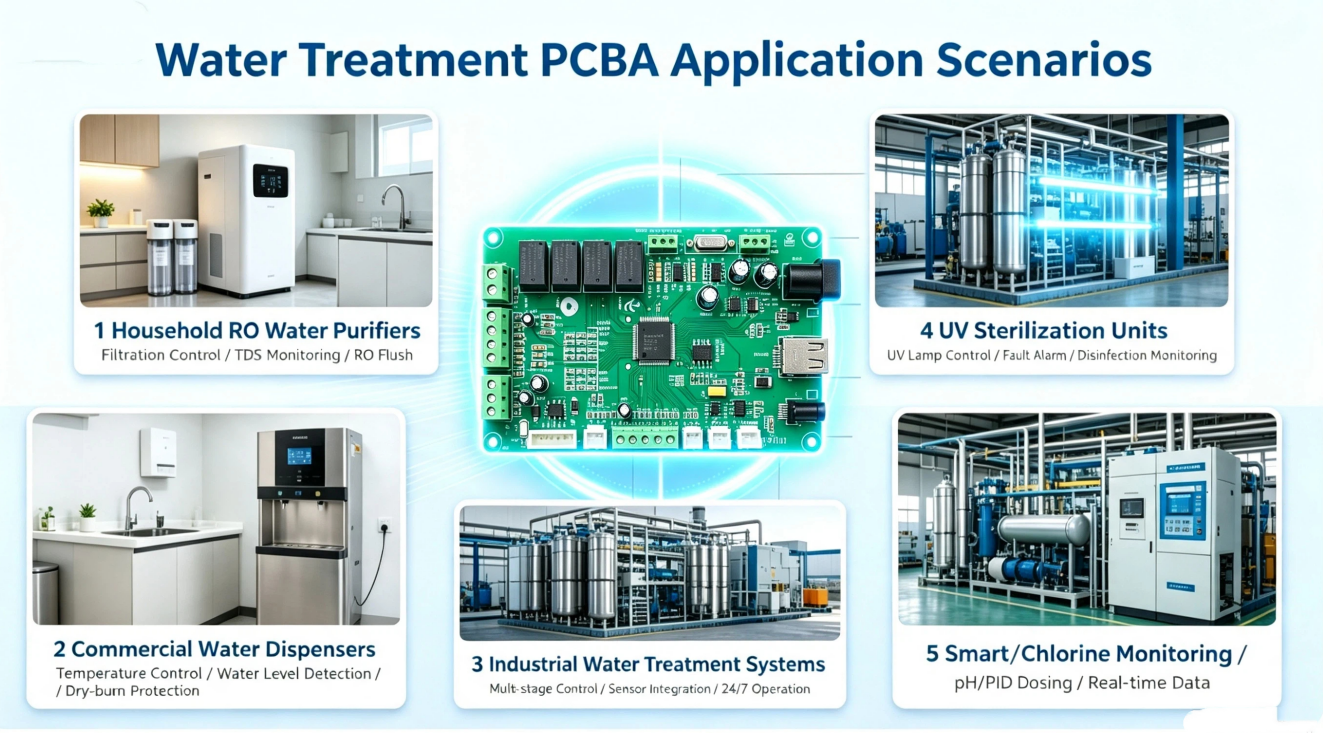 traitement-de-l'eau-pcba-pour-scénarios-d'application-ménage-ro-commercial-distributeur-industriel-uv-dosing.png
