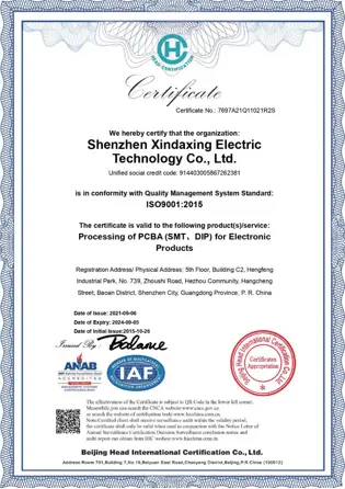 Certification