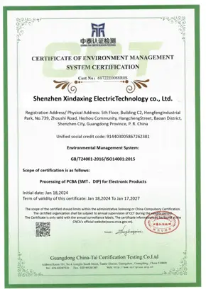 Certification