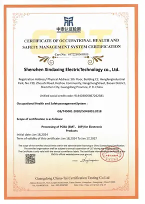 Certification