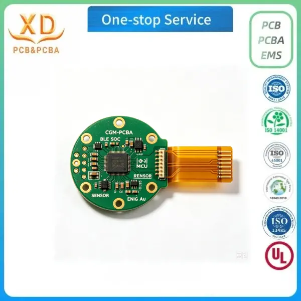 Assemblage CGM PCBA &ndash; Moniteur de glyc&eacute;mie continu Fabricant m&eacute;dical de PCBA